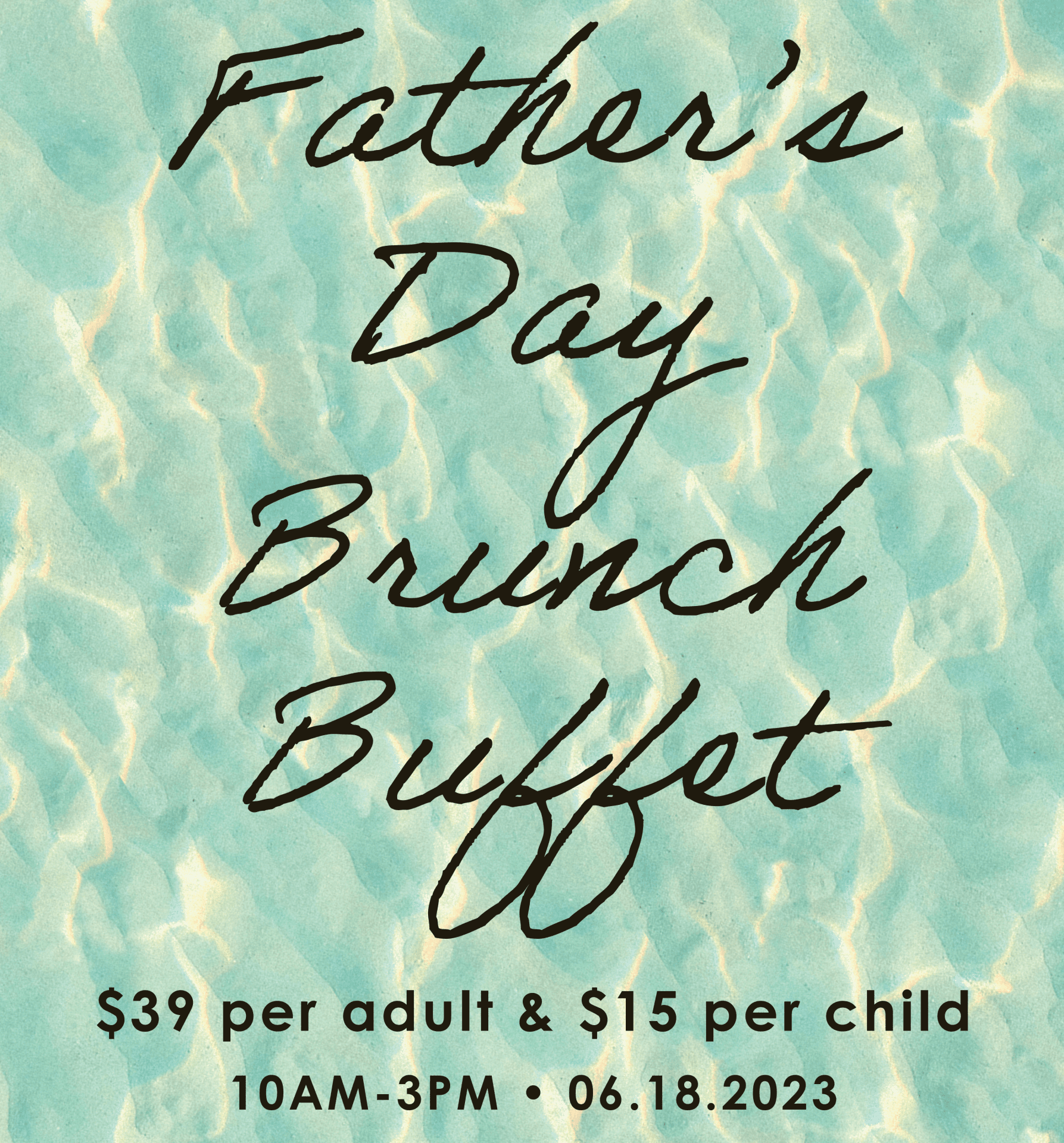Book our Father's Day Brunch Buffet Mill Valley Kitchen